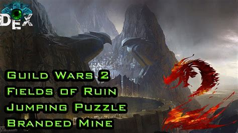 Guild Wars 2 Branded Mine Jumping Puzzle Fields of Ruin.